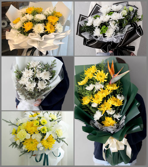 福建福州闽侯县洋里乡张际村白事花束代送